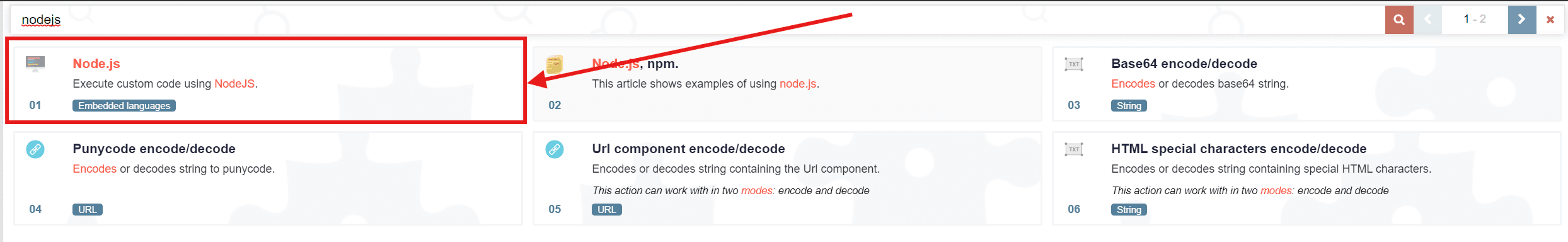 How to use NodeJS in Browser Automation Studio